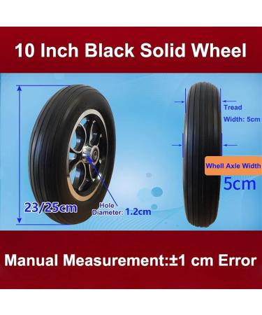 Wheelchair Front Wheel Solid Wheelchair Front Wheels Professional Wheelchair Wheel Replacement Rubber Wheelchair Tyre Used for Rollators Walk 1 Pair - Buy Online on SooperMarket.com