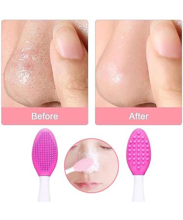 10Pcs Silicone Exfoliating Lip Brush Set - Double-sided Soft Brushes for Lip and Nose Blackhead Cleanse - Lip Scrubber for Smoother Fuller Lips - Women's Beauty Tools - Buy Online on SooperMarket.com