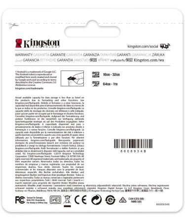 Kingston 128GB microSDXC Canvas Select Plus Memory Card + Adapter - 100MB/s Read, A1, Class 10, UHS-I - Fast Speeds up to 100MB/s - Buy Online on SooperMarket.com