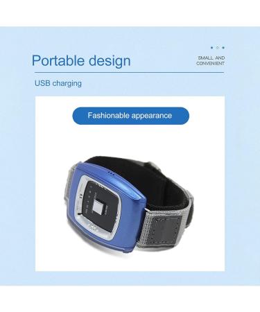 Wrist Snore Watch | Adjustable 3 Modes | Promote Sleep | Breathable Smart Snore Watch | Portable | Dredging Meridians | Home Use | Blue - Buy Online on SooperMarket.com