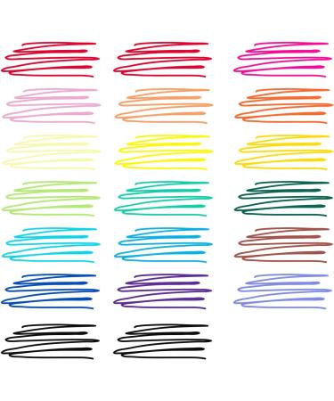 Tulip Permanent Fabric Markers 20 Pack - Nontoxic & Multicolor - Buy Online on SooperMarket.com