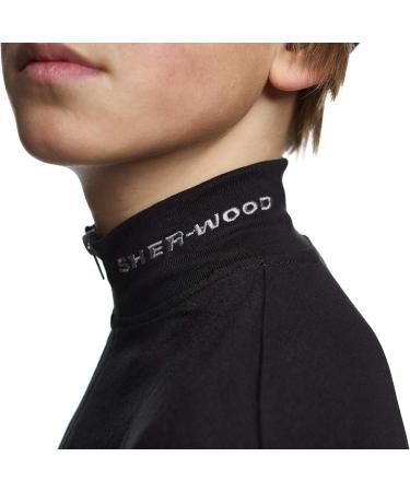 Sherwood One-Piece Functional Underwear for Children - Long-Sleeved Zippered Cold Weather Sweat Suit in Black (Size 140) - Buy Online on SooperMarket.com