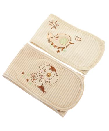 Hemoton 2pcs Baby Belly Button Band Newborn Umbilical Cord Baby Cord Baby Umbilical Cord Hernia Belt for Baby Navel Band Newborn Belly Belt Belly Circumference Girth Navel Cord Baby Care