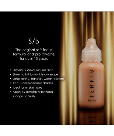 Temptu S/B Airbrush Foundation - Professional Quality Makeup - Buy Online on SooperMarket.com