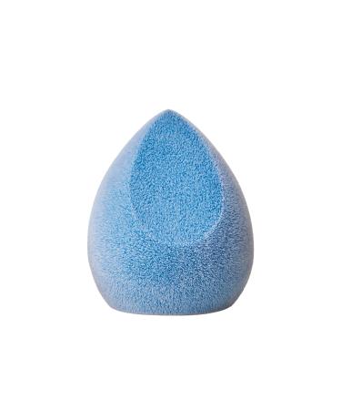 JUNO & Co. Microfiber Makeup Sponge Dual Layer Technology for Full Coverage Flawless Makeup Blender for Foundation Powder and Cream (Velvet Style and Blue Color)