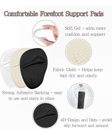 Metatarsal Pads Women Ball of Foot Cushions 3 Pairs Gel Pads Shoe Inserts for Pain Relief and Comfort - Buy Online on SooperMarket.com