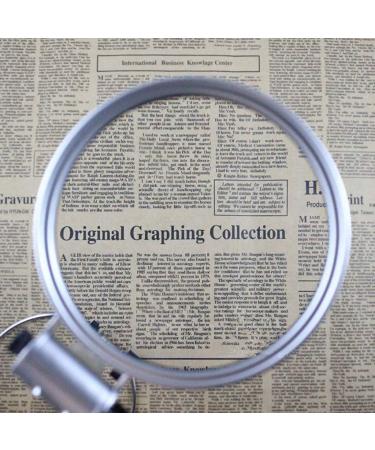 DFHBFG Desktop Magnifying Glass LED Lighted Magnifier Glass 130MM Large Foldable Specifications 310 * 146 * 50mm - Buy Online on SooperMarket.com