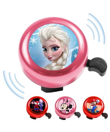 Bicycle bell children bicycle bell according to the horn bicycle kids bell rings children's bike bell bell boy girls for birthday christmas day children's day children's bike scooter wheel accessories blue 2