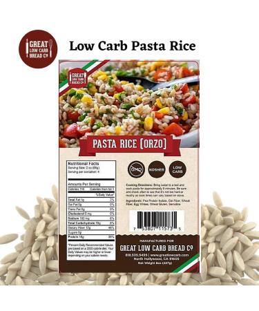 Great Low Carb Bread Co. Keto Pasta Rice Noodles - 8 Ounce Pack - Buy Online on SooperMarket.com