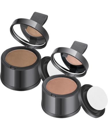 2Pcs Root Touch Up Powder Windproof & Sweatproof Hairline Powder for Women & Wen Natural Stain-Proof Hair Loss Concealer Hairline Powder for Thinning Hairline Light Brown & Brown Light Brown Brown - Buy Online on SooperMarket.com