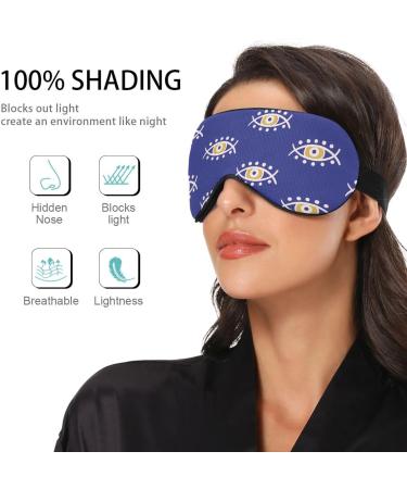 Haskirky Light Blocking Eye Mask - Adjustable Adult Men and Women Travel Mask for Yoga, Meditation, Office, and Deep Sleep - Buy Online on SooperMarket.com