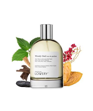 Woody Oud Perfume Inspired by T. Ford Oud Wood EDP Long Lasting Perfumes for Women & Men Clean Fragrance Perfume Spray 100ml Perfumes for Womens Birthday Birthday Gifts for Mom - Made in USA Woody Oud USA 3.4 Fl Oz (Pack of 1)