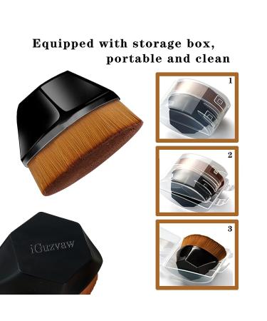 Mushroom Head Air Cushion CC Cream Foundation Set - Full Coverage, Matte Finish, Waterproof | Includes Makeup Brush & Sponge - 104 Buff Beige + Natural CC - Buy Online on SooperMarket.com