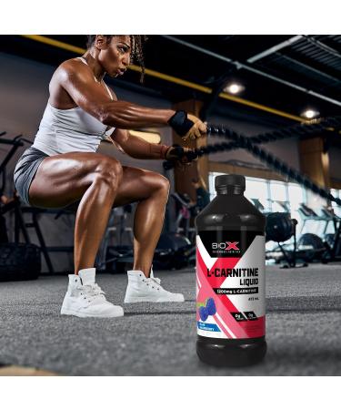 BioX L-Carnitine Liquid 1200mg | 100% Pure L-Carnitine Tartrate | Stimulant Free Weight Loss Support Exercise Performance Muscle Recovery | Sugar Free Calorie Free | 473 mL Blue Raspberry (Pack of 1) 473 ml (Pack of 1) - Buy Online on SooperMarket.com