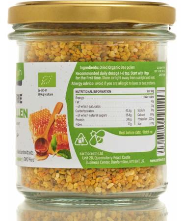 Earthbreath Pure Bee Pollen Granules 200g - Raw Natural & Additive-Free - Buy Online on SooperMarket.com