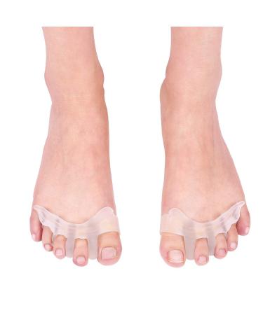 Toe Separator Toe Stretchers Separators Toe Stretchers for Men and Women Easy Wear in Shoes for Bunion Hallux Valgus Bunionette Hammer Toes