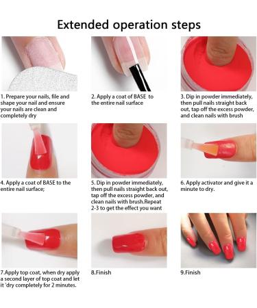 Lofuanna 30g Black Dip Powder Nail Dipping for French Nail Art - Salon Quality, No Lamp Needed, Odor-Free & Long-Lasting (005) - Buy Online on SooperMarket.com