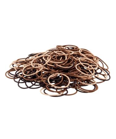 240-Pack Elastic Hair Ties - No Metal Ponytail Holders for Men, Women & Girls - Durable Styling Accessories in Neutral Colors - Buy Online on SooperMarket.com