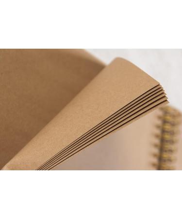 Potricher 12.2 x 8.5 Inch Hardcover Kraft Scrapbook Photo Album - 80 Pages - Wedding Anniversary Family Album (Brown) - Buy Online on SooperMarket.com