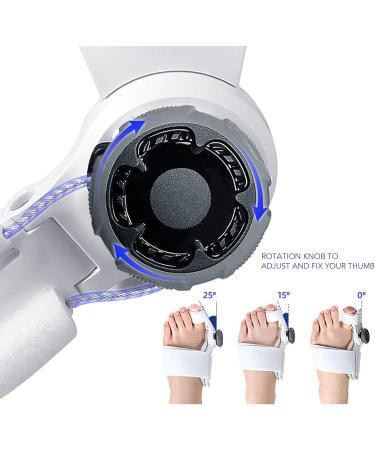 Orthopedic Bunion Toe Straightener & Hallux Valgus Corrector with Rotation Knob - Silicone Pad for Daily Use - Buy Online on SooperMarket.com