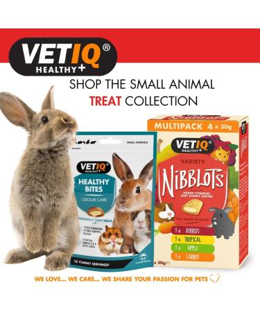 VETIQ Healthy Bites Small Animals Variety Pack 4x30g For Hamster Guinea Pig & Rabbit Treats Odour control Nutrition booster immune system care calming remedy dental care with no preservatives 30 g (Pack of 4) Variety Pack 4x30g - Buy Online on SooperMarket.com