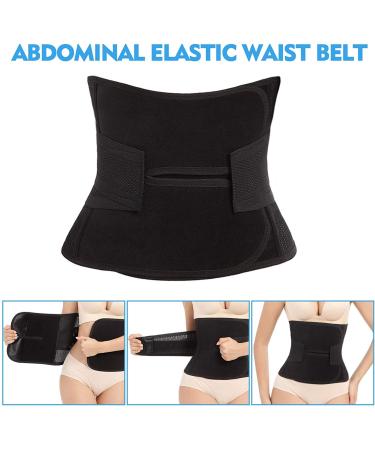 OKPOW Postpartum Belly Wrap - High Elastic Support Belt for Women, Maternity Body Shaper After Birth (Black, Medium) - Buy Online on SooperMarket.com