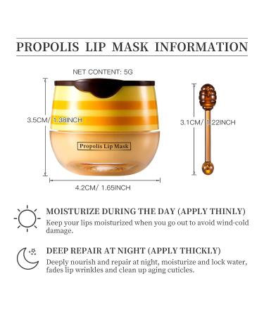 LSxia Bee Balm Honey Lip Mask - Hydrating & Moisturizing Lip Care for Dry Cracked Lips - Buy Online on SooperMarket.com
