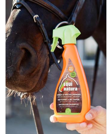 Equinatura Wisch & Weg Fellreiniger 500ml | Ultimate Horse Fur Cleaner | Waterless Micelle Dirt Remover | Gentle & Effective Care - Buy Online on SooperMarket.com