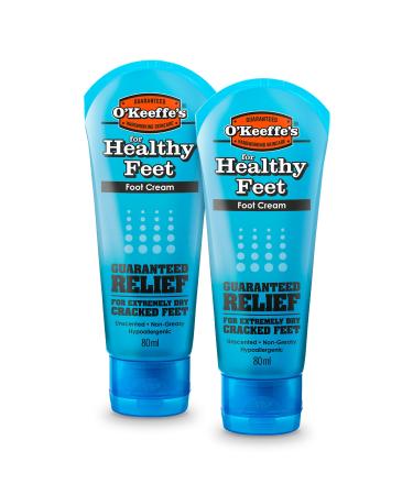 O'Keeffe's Healthy Feet 80ml (2 Pack) 85 g (Pack of 2) Single