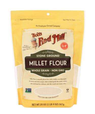 Bob's Red Mill Millet Flour, 20 Oz 1.25 Pound (Pack of 1)