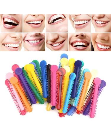 Orthodontic Ligature Rubber Bands - Multi-Color O-rings for Braces - Buy Online on SooperMarket.com