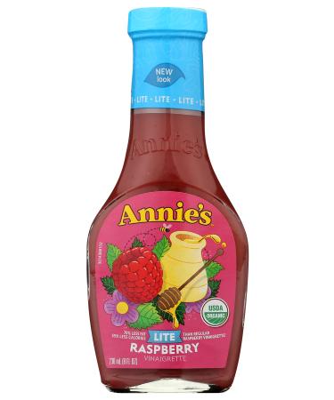 Annie's Gluten Free Lite Raspberry Vinaigrette Dressing Lite 8 fl oz Bottle