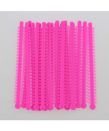 1000PCS Dental Orthodontic Ligature Ties - Elastic Multi Color Rubber Bands for Teeth - Dentist Tools and Material - Buy Online on SooperMarket.com