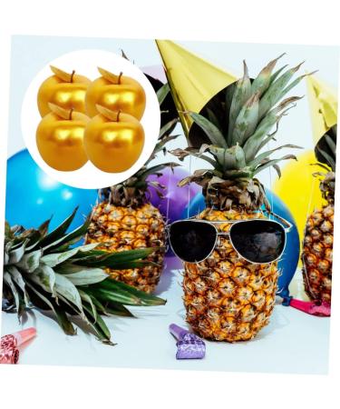HOMSFOU 20 Pcs Simulated Fake Apples Simulation Apples Artificial Apples Wedding Party Decoration Apples Model Fruit Wedding Decor Decorative Model Ax Christmas Foam Goldenx5pcs 8X8X7CMx5pcs - Buy Online on SooperMarket.com