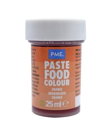 PME Paste Food Colour Orange 25 ml Orange 25 g (Pack of 1)