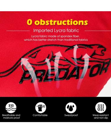 Critical Predator Billiard Glove - Non-Slip Lycra Fabric, Red - Buy Online on SooperMarket.com