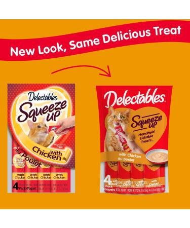 Hartz Delectables Squeeze Up Interactive Lickable Wet Cat Treats Chicken 64 Count Chicken 1 g (Pack of 64) - Buy Online on SooperMarket.com