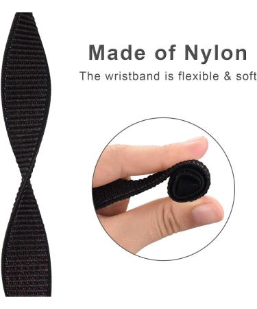 Adjustable Nylon Bands for Fitbit Charge 4/3/3 SE - Soft Breathable Sport Replacement Wristbands in Black Sand, Pink Sand, Seashell - Buy Online on SooperMarket.com