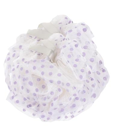 Gatuida 4 Pcs Bath Ball Body Loofah Bath Scrubber for Body Bath Shower Pouf Body Skin Exfoliating Tool Strap Hinge Shower Skin Cleaning Tool Bath Puffs Travel Towel Dots Polyester