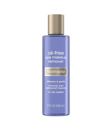 Neutrogena Gentle OilFree Eye Makeup Remover Cleanser for Sensitive Eyes NonGreasy Remover Removes Waterproof Mascara Dermatologist Ophthalmologist Tested, 8 Fl Oz 8oz