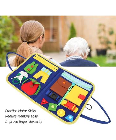 Natudeco Elderly Blanket Toy Clothing Clothing Learning Board Decompressing Toys To Relieve Anxiety Skin Friendly Light Portable Durable Home Care - Buy Online on SooperMarket.com