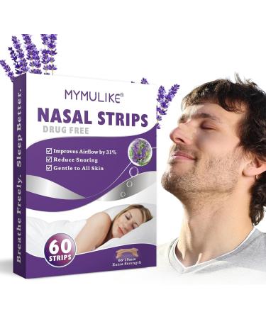 MYMULIKE 60 Count Anti Snoring Nasal Strips