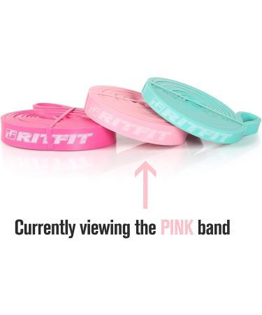 RitFit Pull Up Assist Band - Premium Resistance Band for Pull Up Assistance & Resistance Training | #9 Pink (20-60 lbs) - Perfect for Stretching & Powerlifting - Buy Online on SooperMarket.com