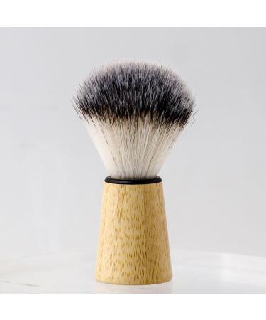 Magideal Men's Shaving Brush - Wooden Handle Nylon Bristles for Foam & Facial Cleaning | Ideal Gift for Home & Travel - Buy Online on SooperMarket.com