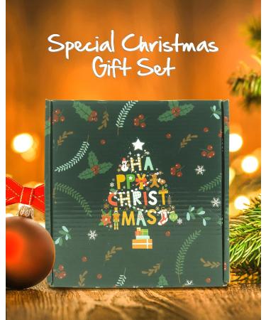 Fragrance Candles Christmas Gift Set for Women - 4 Aromatherapy Natural Soy Wax Candles (Lavender Vanilla Orange Rose) - Perfect Birthday & Holiday Home Fragrance - Buy Online on SooperMarket.com