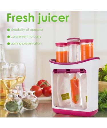 Nosii Fresh Fruit Juice Squeeze Station & Baby Food Maker with Storage Bags - Buy Online on SooperMarket.com
