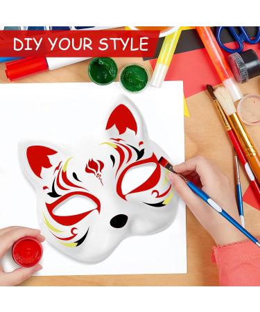 Buy Holidyoyo Unmalte Cat Masks - 30 Blank Half Masks for DIY Halloween & Parties | Customizable Paintable Masquerade Masks - Buy Online on SooperMarket.com