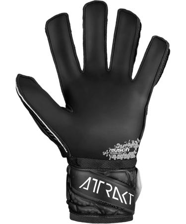 Reusch Unisex Youth Attrakt Infinity Junior Goalkeeper Gloves - Black Size 8 | International Shipping Available - Buy Online on SooperMarket.com