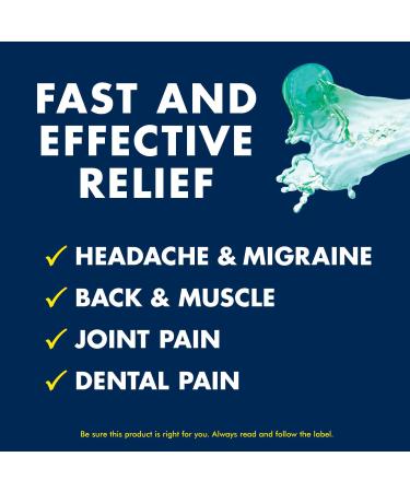 Advil Regular Strength Ibuprofen Pain Relief Liquid-Gels Fast Acting Pain Relief for Migraine Back Neck Joint and Muscle Relief 200mg (16 Count) - Buy Online on SooperMarket.com