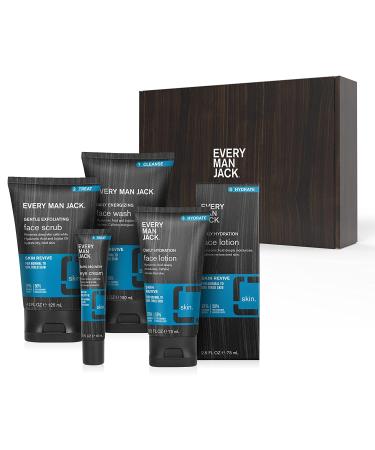Every Man Jack Skin Revive Set: Fragrance-Free Essentials for Dry, Tired Skin - Buy Online on SooperMarket.com